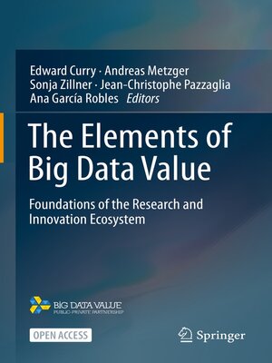 cover image of The Elements of Big Data Value